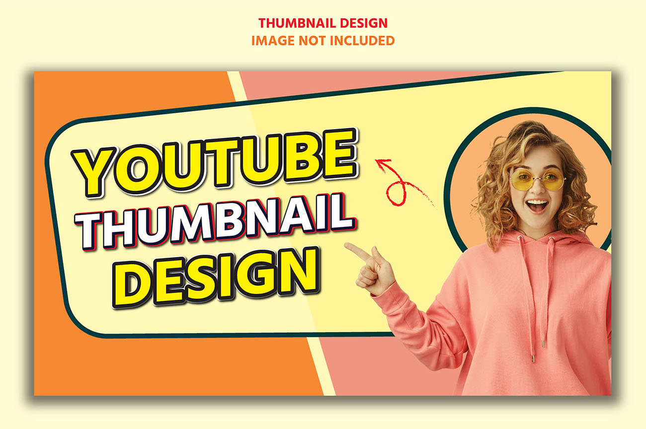 Ảnh thumb bìa youtube chủ đề giải trí file EPS và AI mẫu Y115