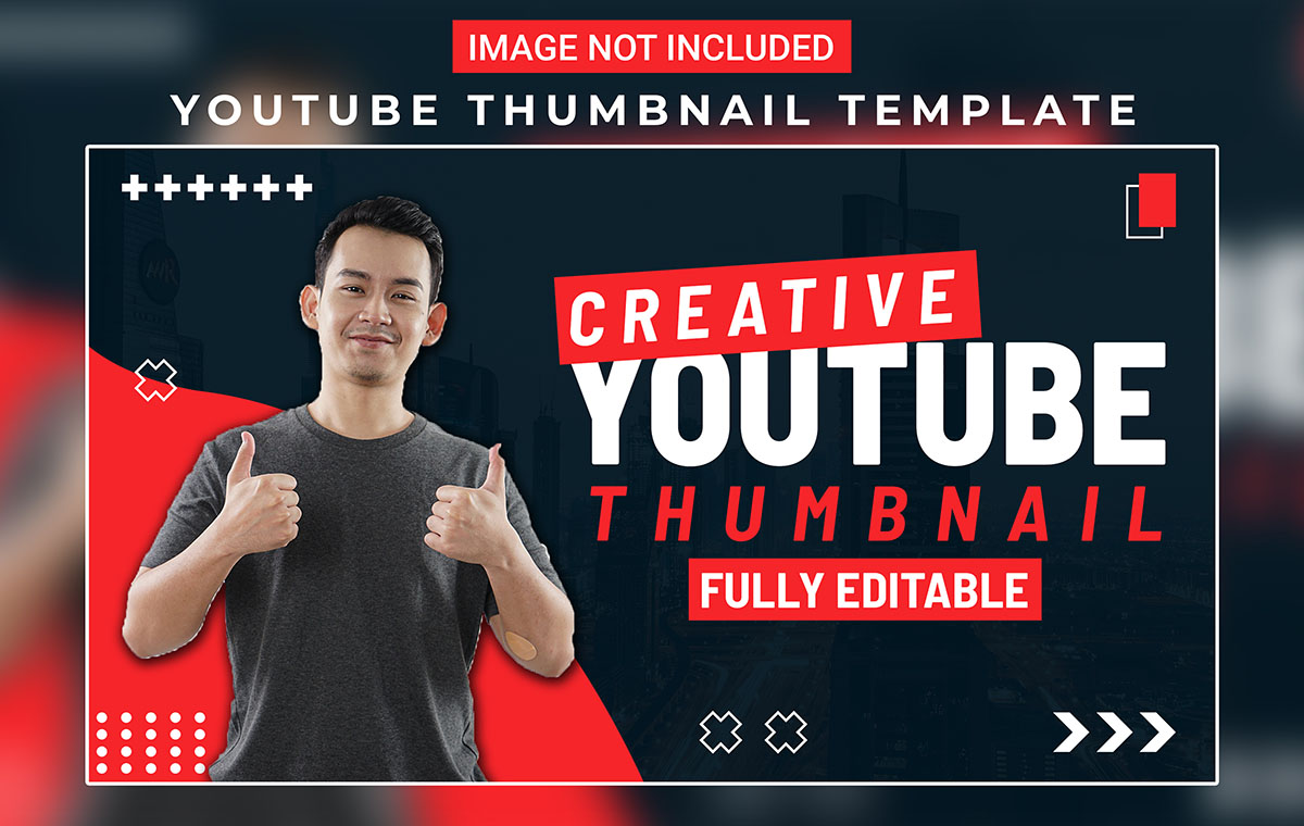 Ảnh thumb kênh youtube mẫu T77 file PSD