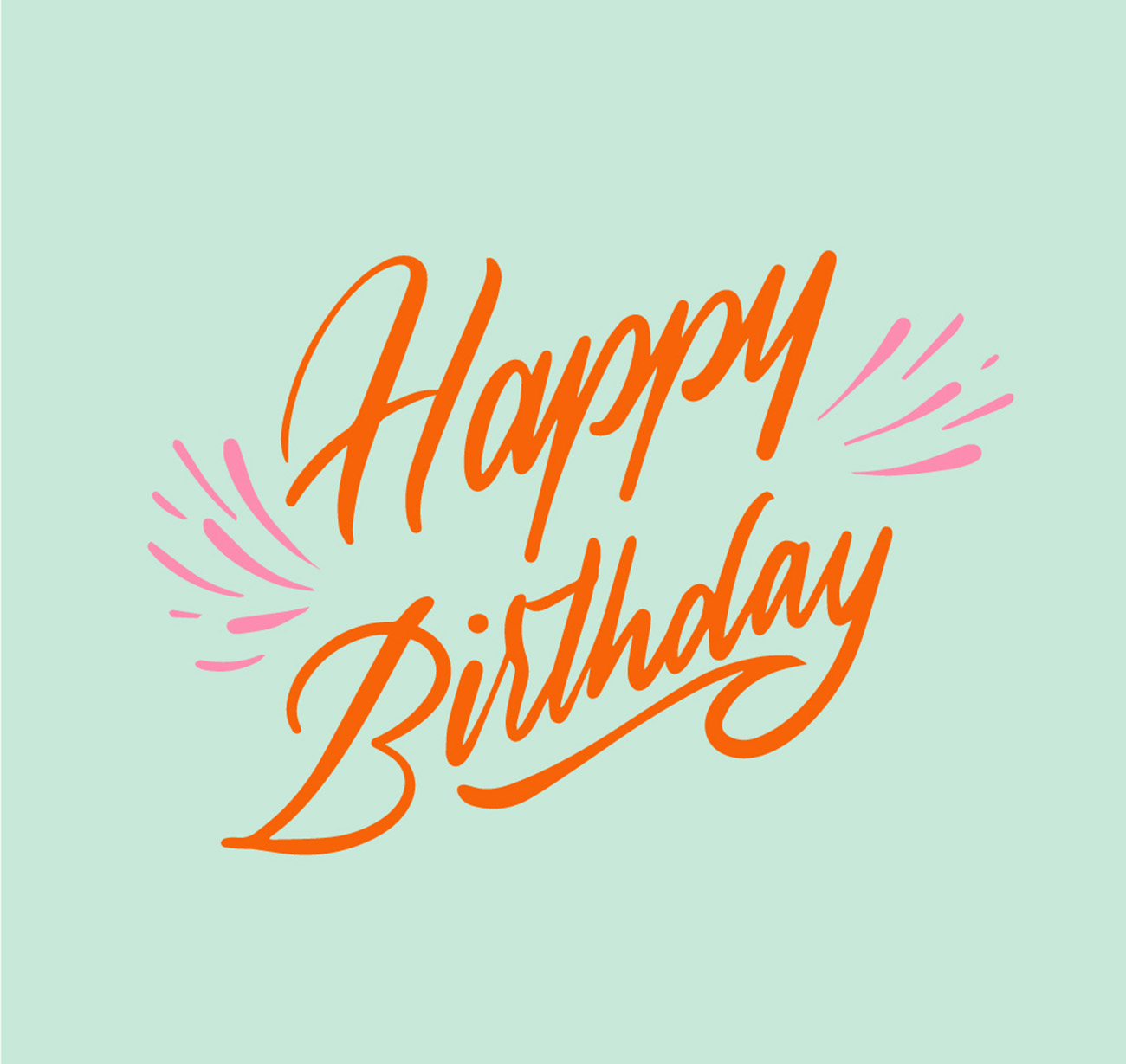 Bộ chữ typo happy birthday mềm mại file EPS và AI mẫu K35