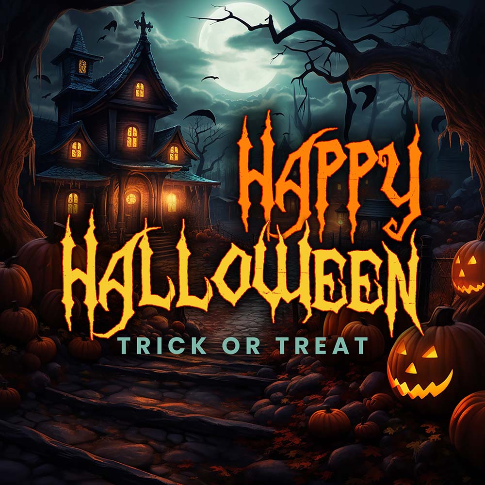 Poster lễ hội halloween file PSD mẫu MB181