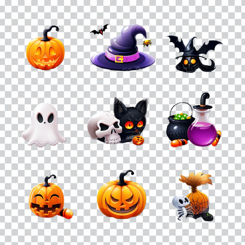 Hình ảnh nhân vật halloween file PNG - mẫu số 318