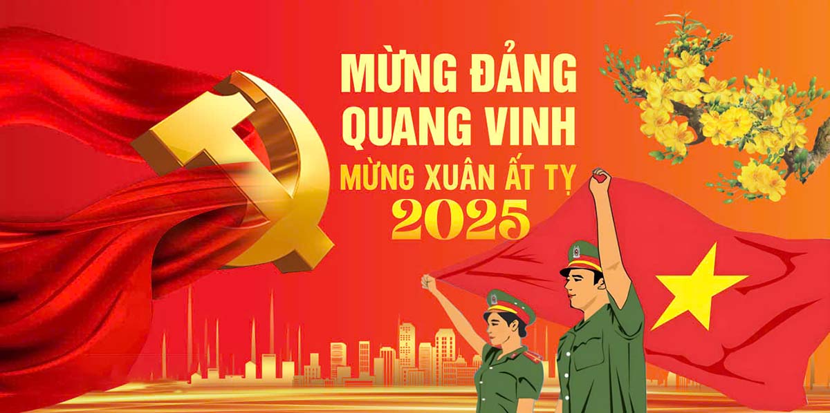 Banner chúc mừng năm mới file CDR mẫu OC482