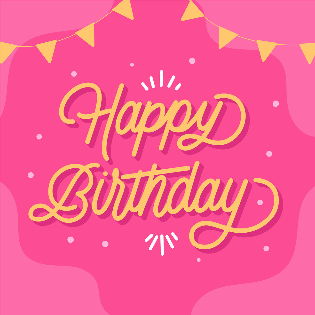 Bộ chữ typo happy birthday mềm mại file EPS và AI mẫu K78