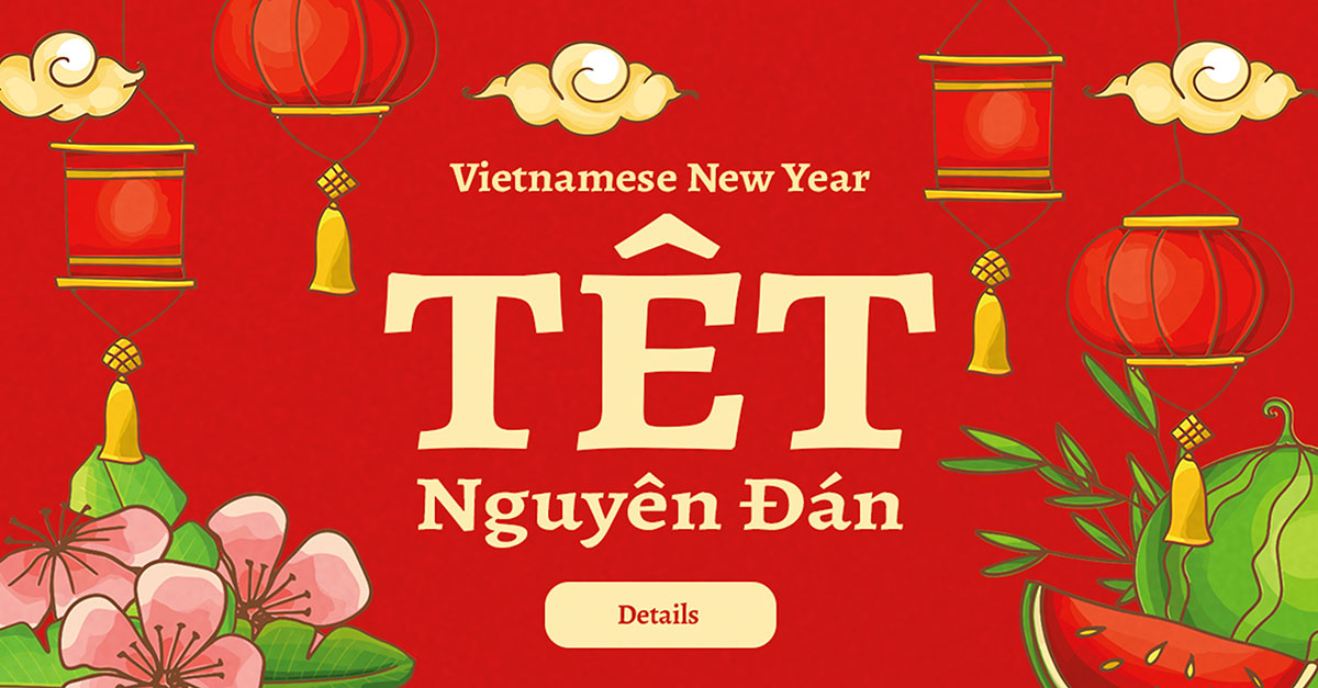 Banner ngày tết nguyên đán file PSD mẫu 25R1109