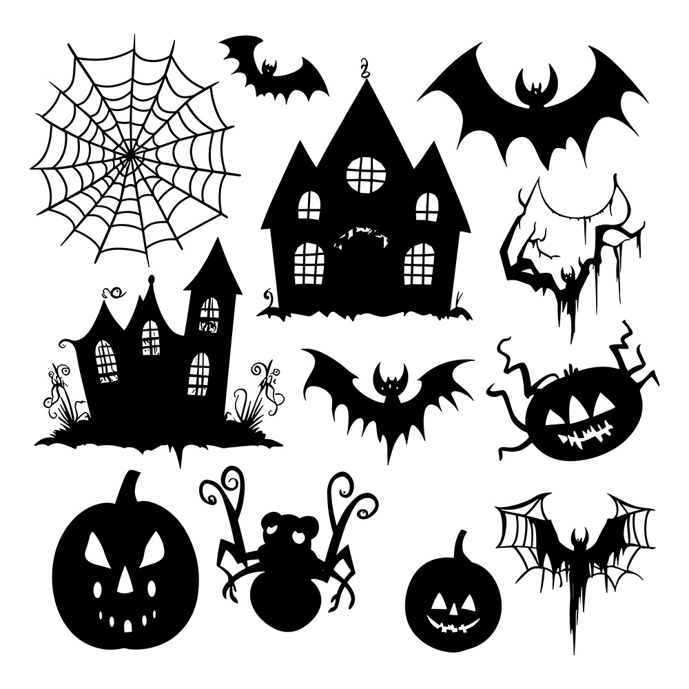 Hình minh họa nhân vật trong lễ hội halloween file EPS và AI mẫu MB114