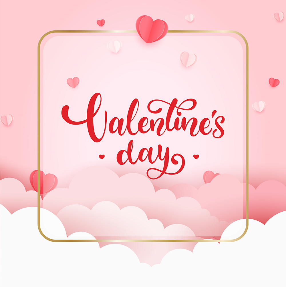 Banner ngày lễ valentine file vector mẫu BV131