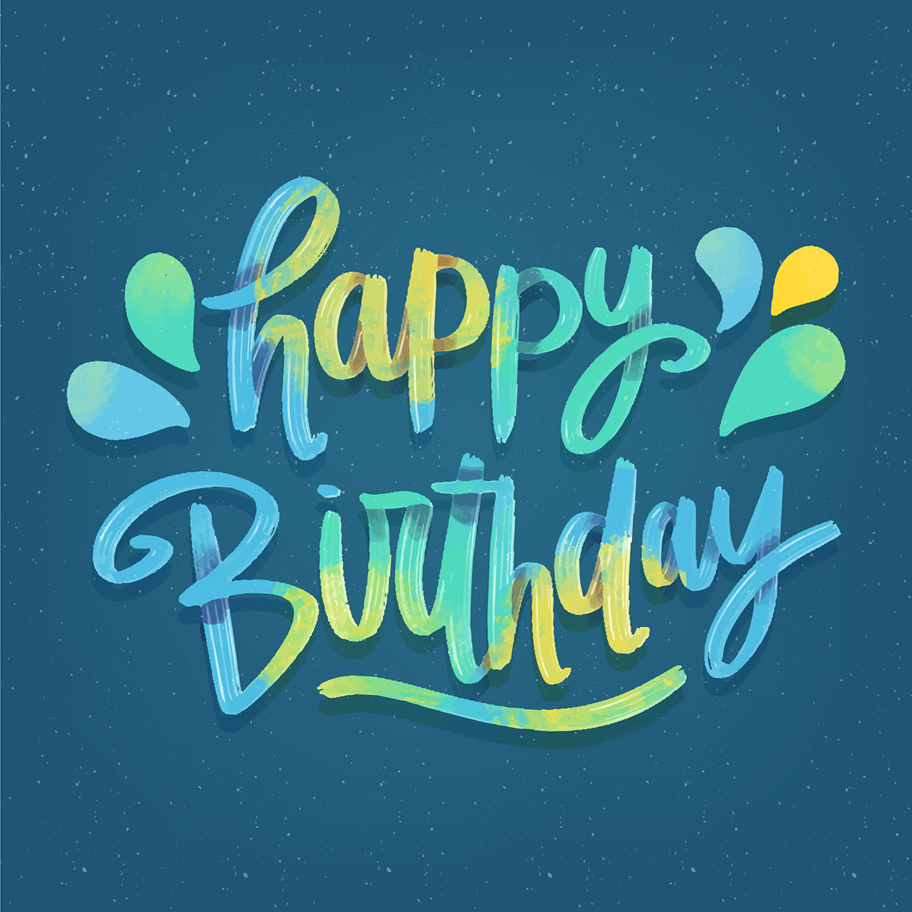 Bộ chữ typo happy birthday mềm mại cách điệu file EPS và AI mẫu K60