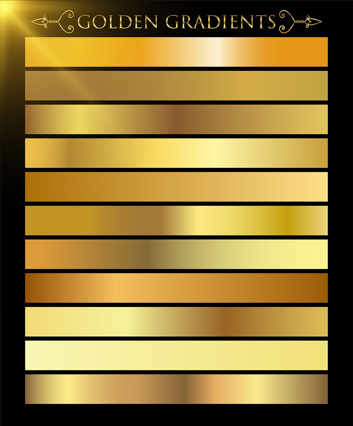 Bảng màu gradient file EPS - mẫu số 21