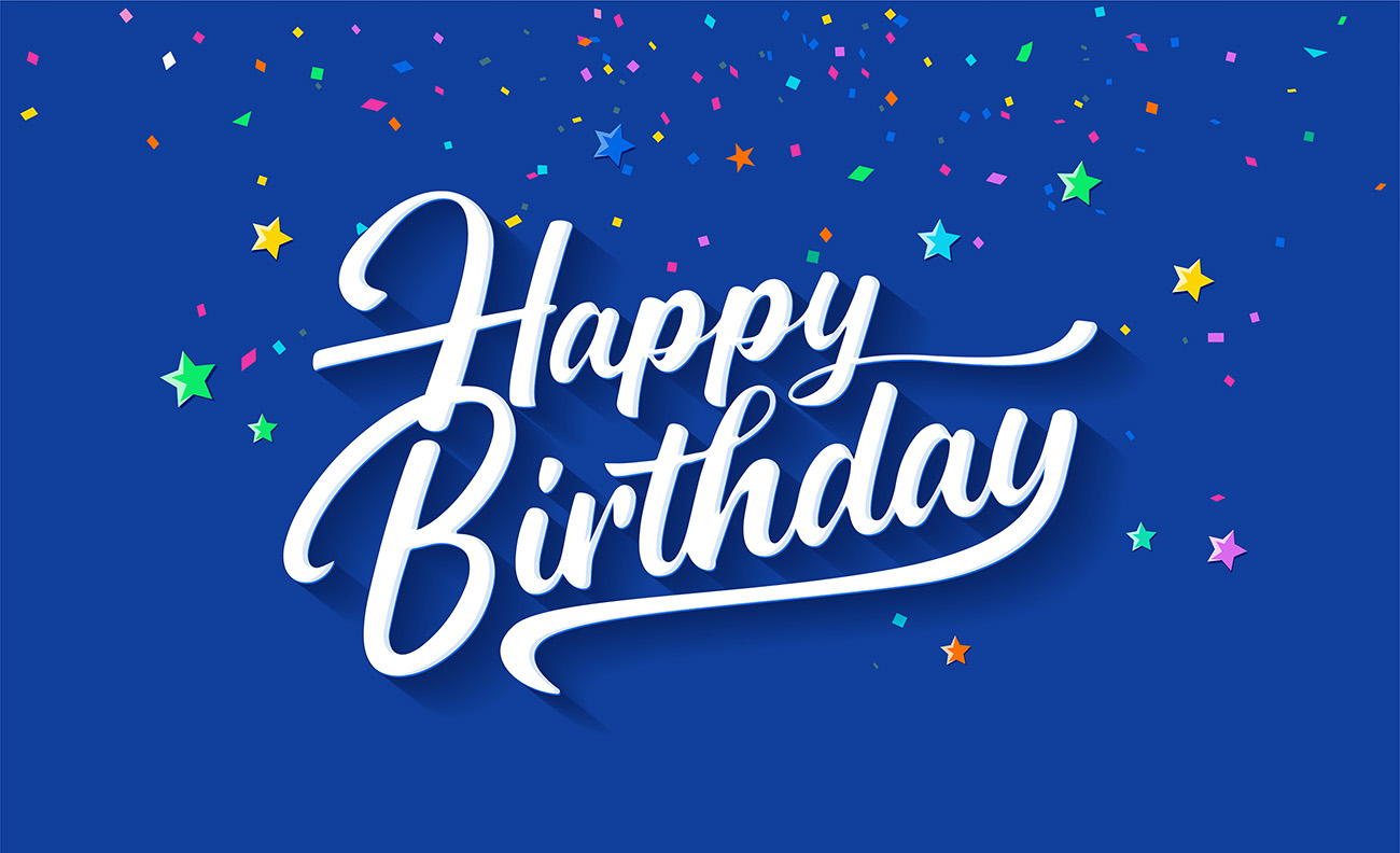 Bộ chữ typo happy birthday file EPS và AI mẫu K169