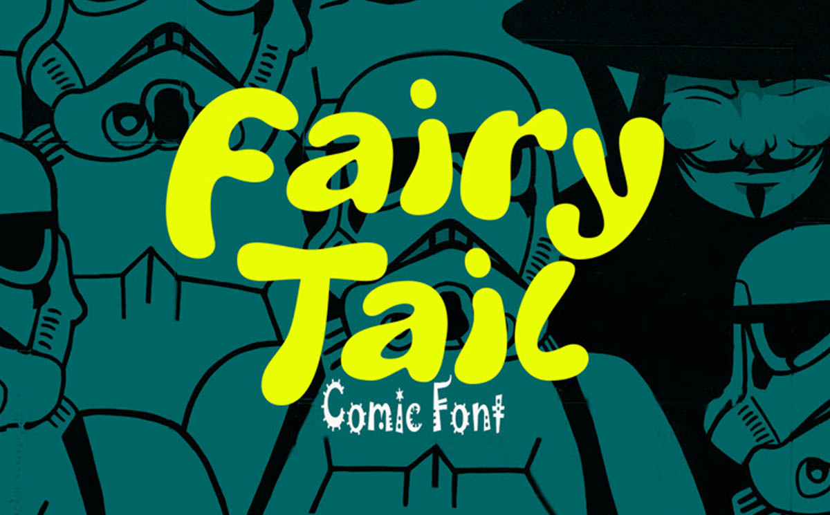 TH Fairy Tail - Font chữ hoạt hình mũm mĩm Việt hóa miễn phí