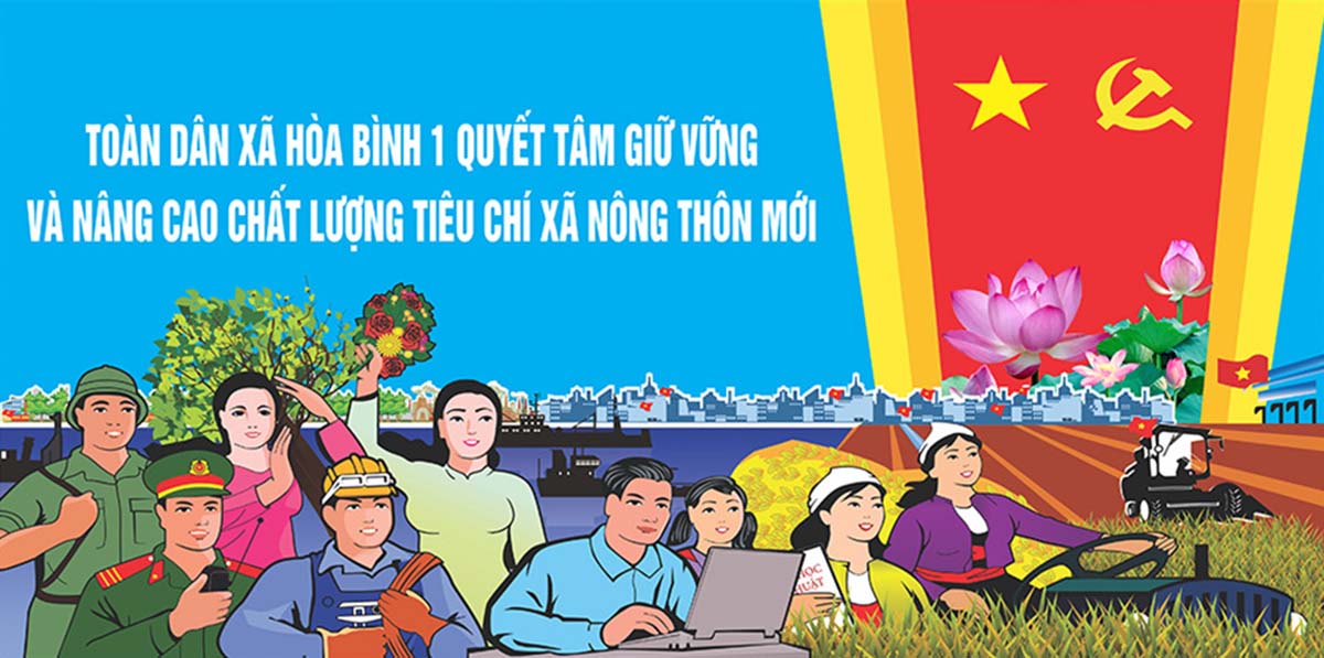 Backdrop gia tăng sản xuất mừng ngày thành lập Đảng file CDR mẫu CR41