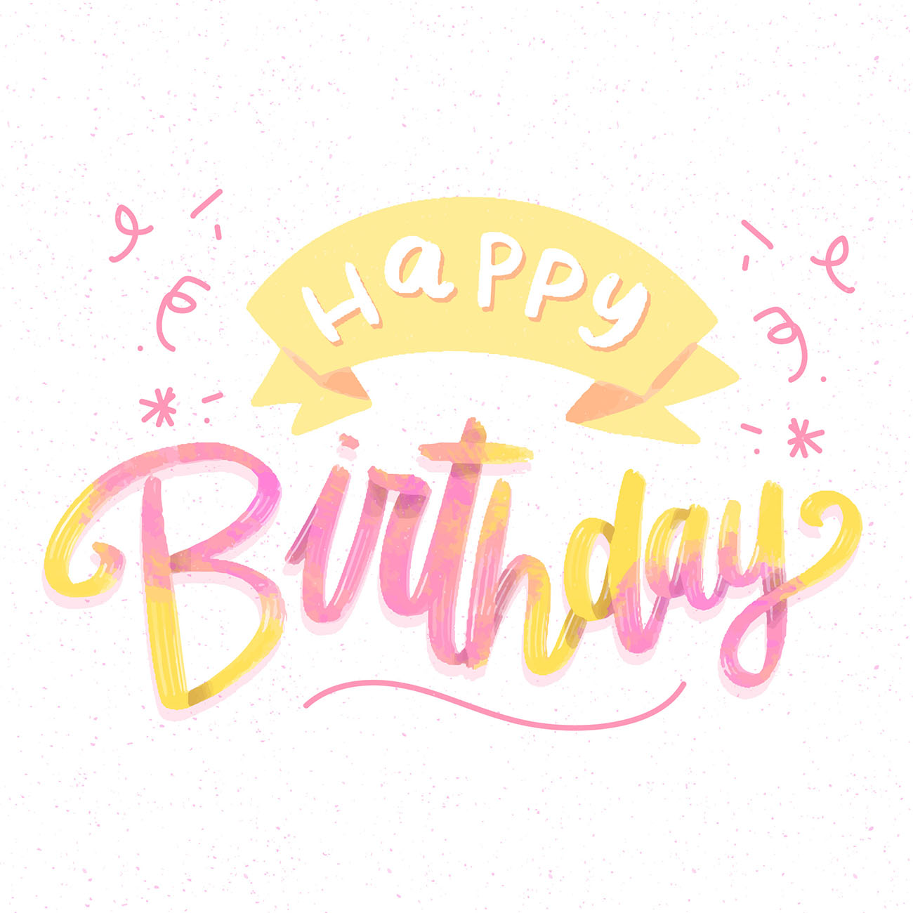 Bộ chữ typo happy birthday file EPS và AI mẫu K63