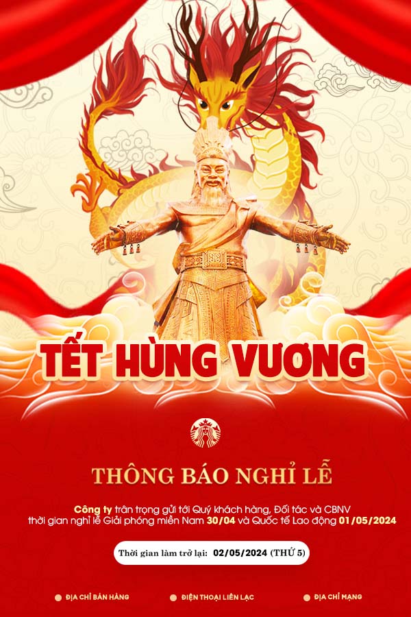 Poster giỗ tổ hùng vương file PSD mẫu HV32