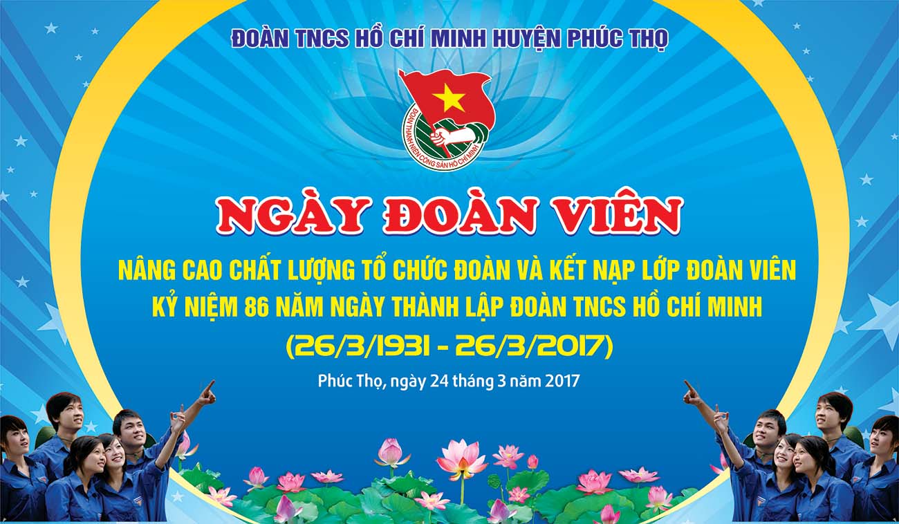 Tổng hợp Phông nền kỉ niệm ngày thành lập đoàn thanh niên - File Corel