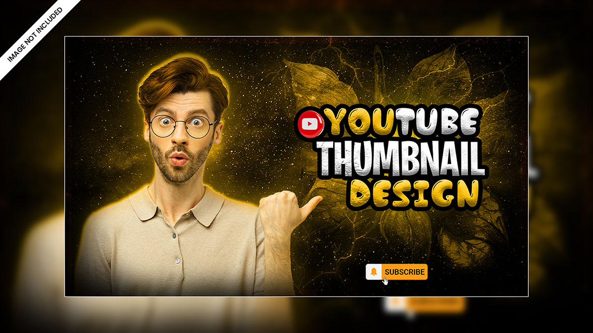 Ảnh thumb bìa kênh youtube file PSD mẫu G33