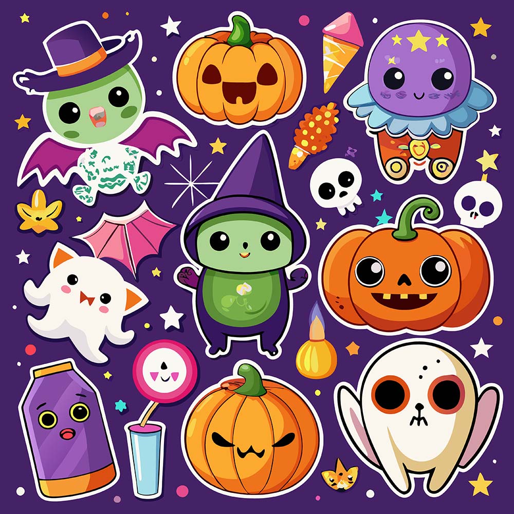 Hình minh họa nhân vật halloween file EPS - mẫu số 205