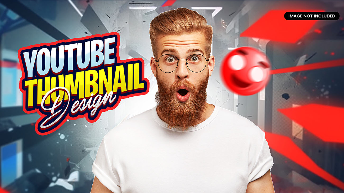 Ảnh thumb kênh youtube mẫu T21 file PSD