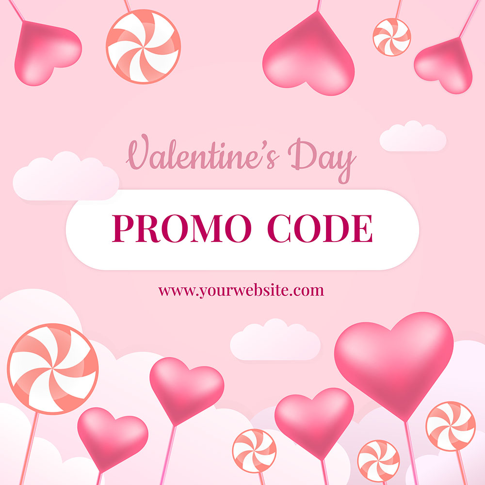 Banner ngày valentine file vector mẫu BV61