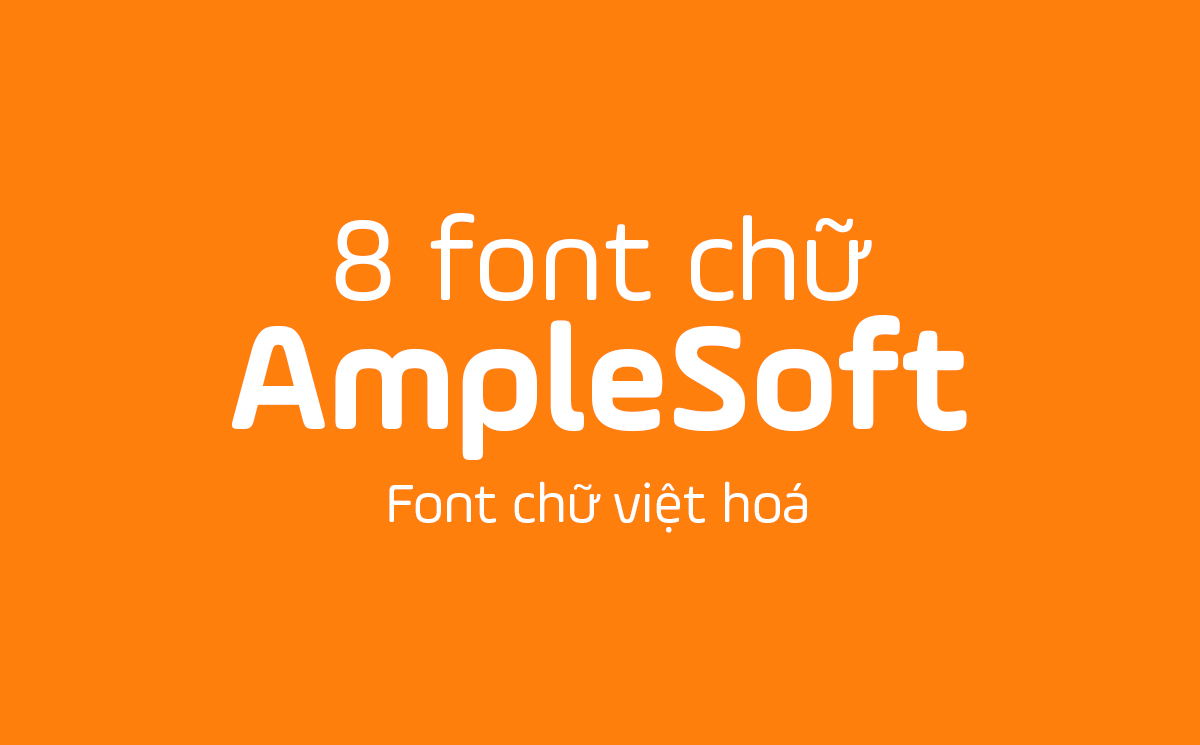 Font chữ hoạt hình VL Ample Soft  Việt hóa