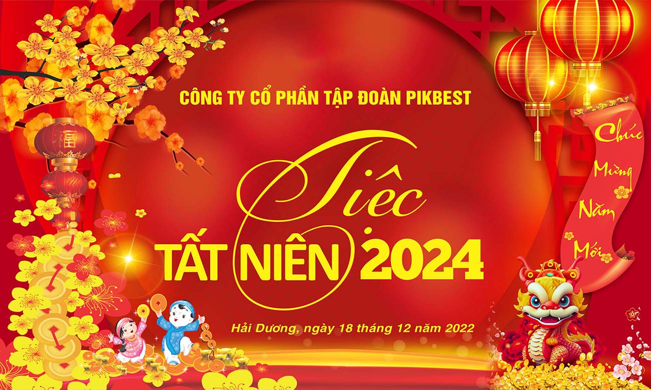 Banner tết năm 2024 file CDR mẫu S100