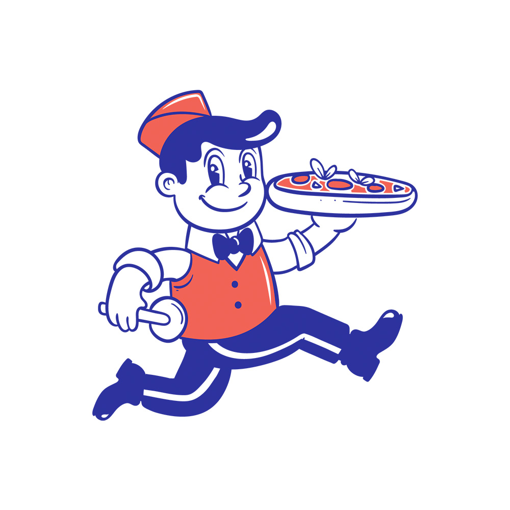 Mẫu thiết kế logo nhà hàng Pizza K63 file PSD