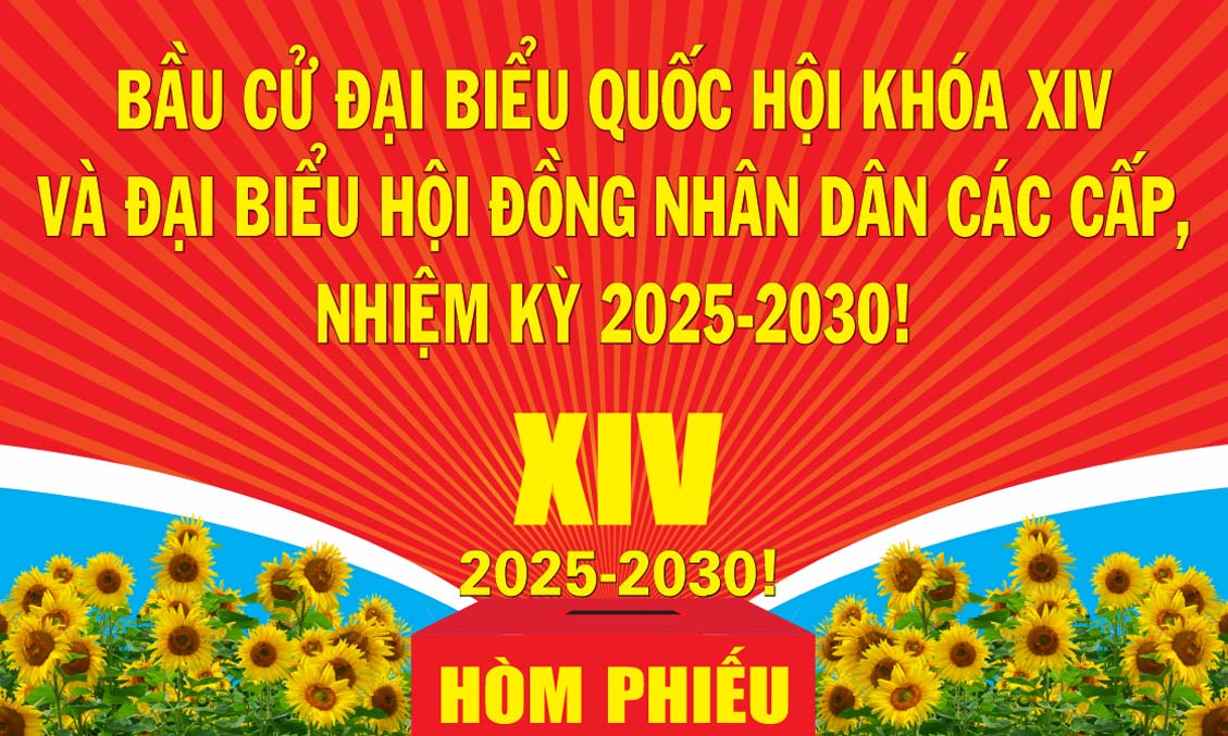 Mẫu pano với hình ảnh vector đại hội đại biểu toàn quốc - file corel