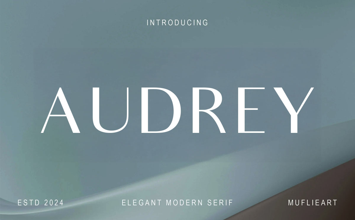 Font chữ sans serif hiện đại không chân SVN Audrey | Phông chữ miễn phí