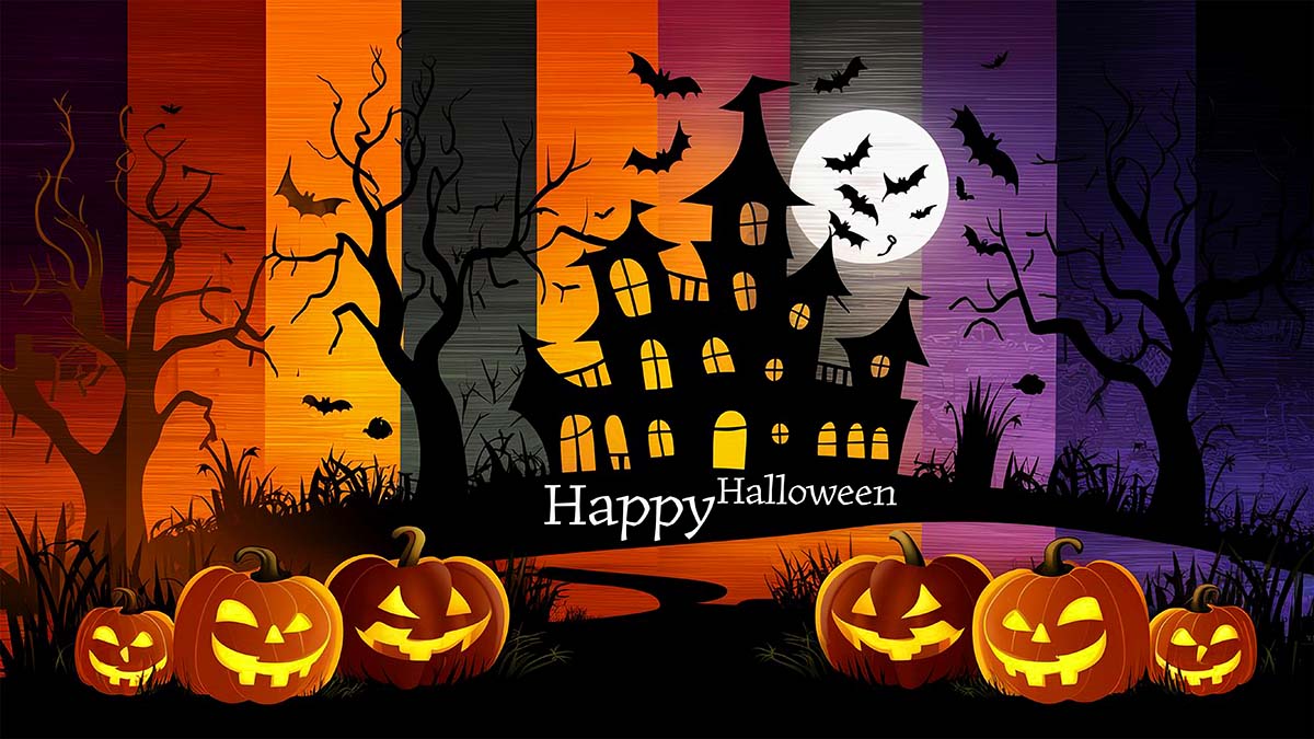 Banner lễ hội halloween file PSD mẫu MB254