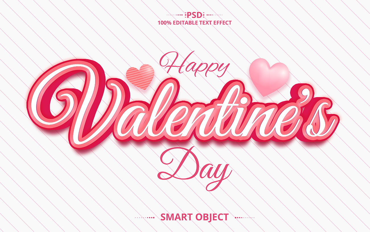 Banner ngày valentine file PSD mẫu V56