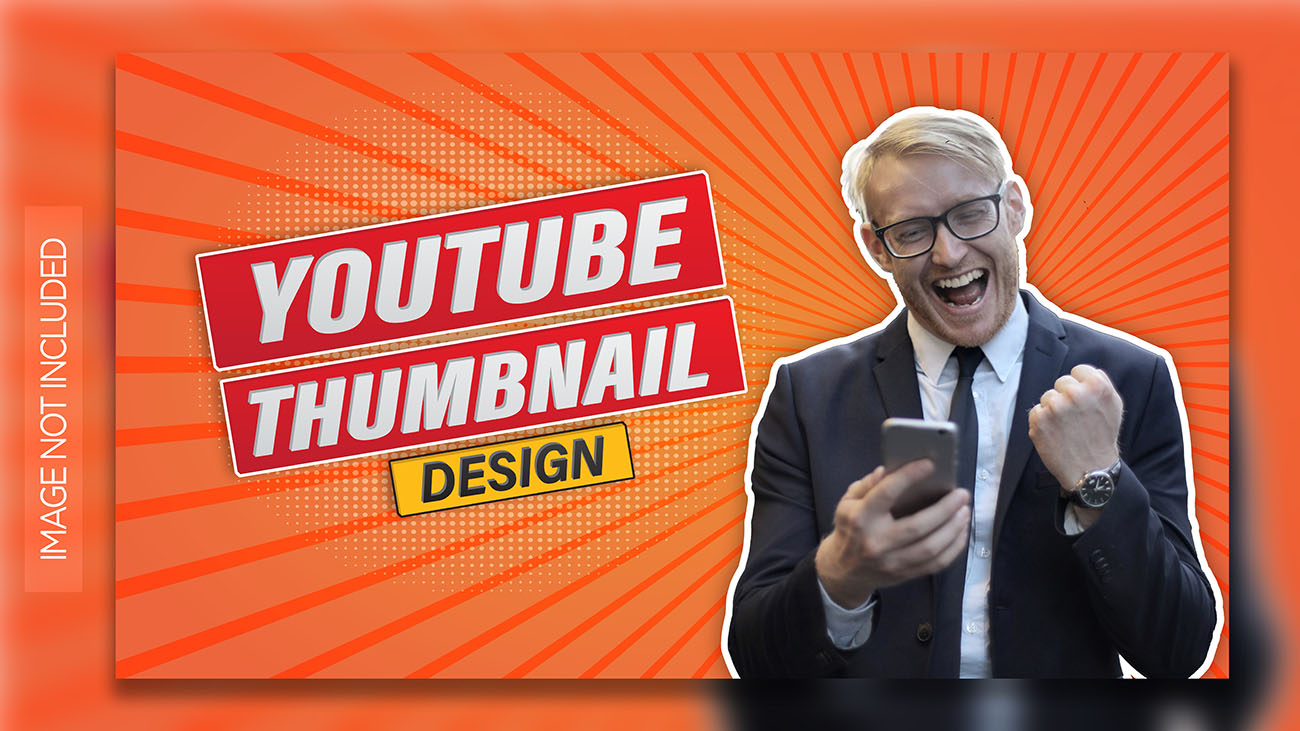 Ảnh thumb bìa youtube nhà đầu tư file EPS và AI mẫu Y125