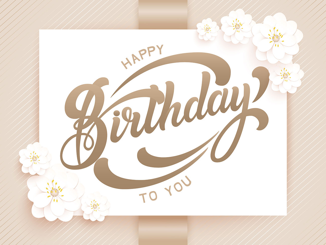 Bộ chữ typo happy birthday mềm mại sang trọng file EPS và AI mẫu K160