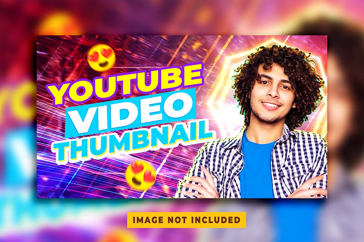 Ảnh thumb kênh youtube mẫu 89 file PSD