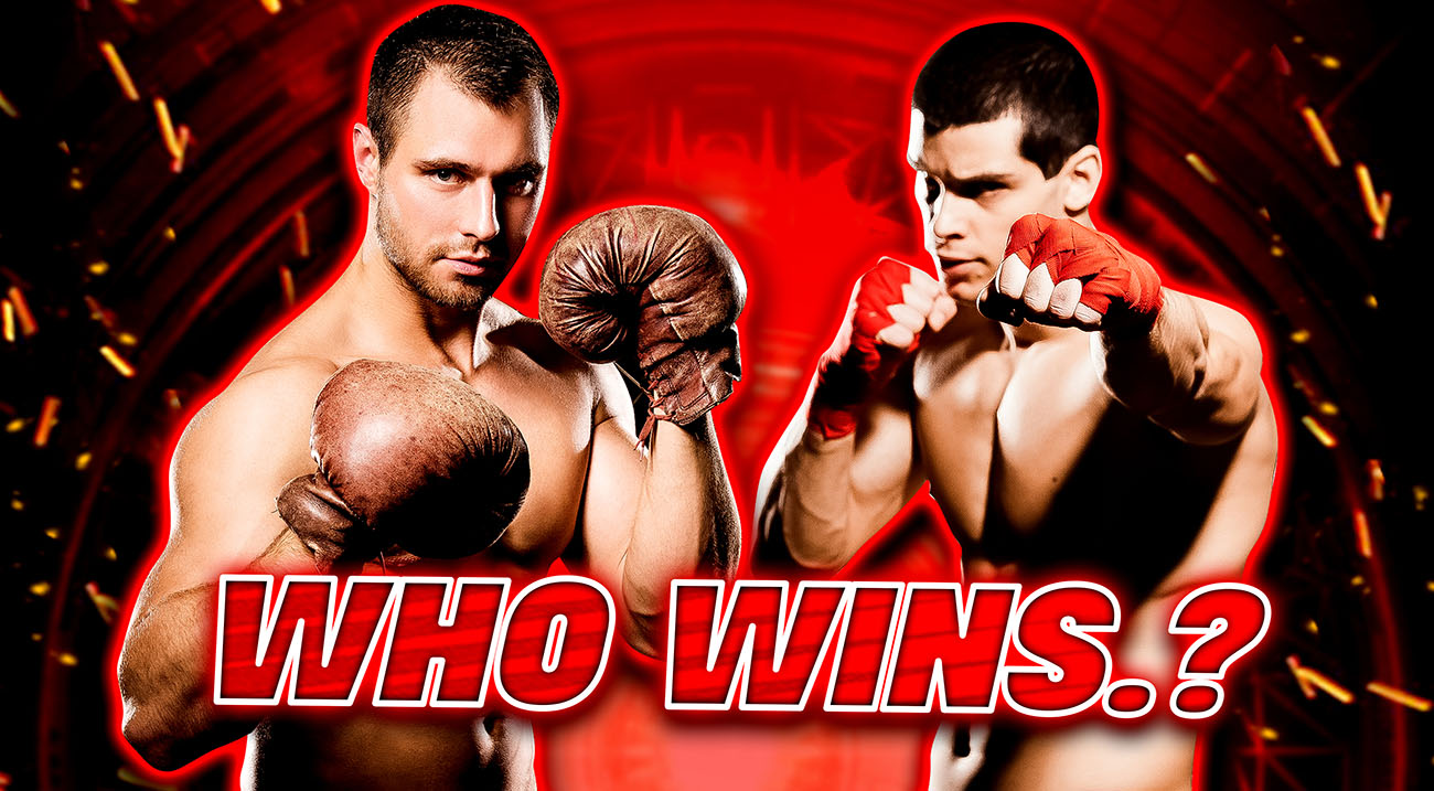 Banner trận đấu boxing F57 file PSD