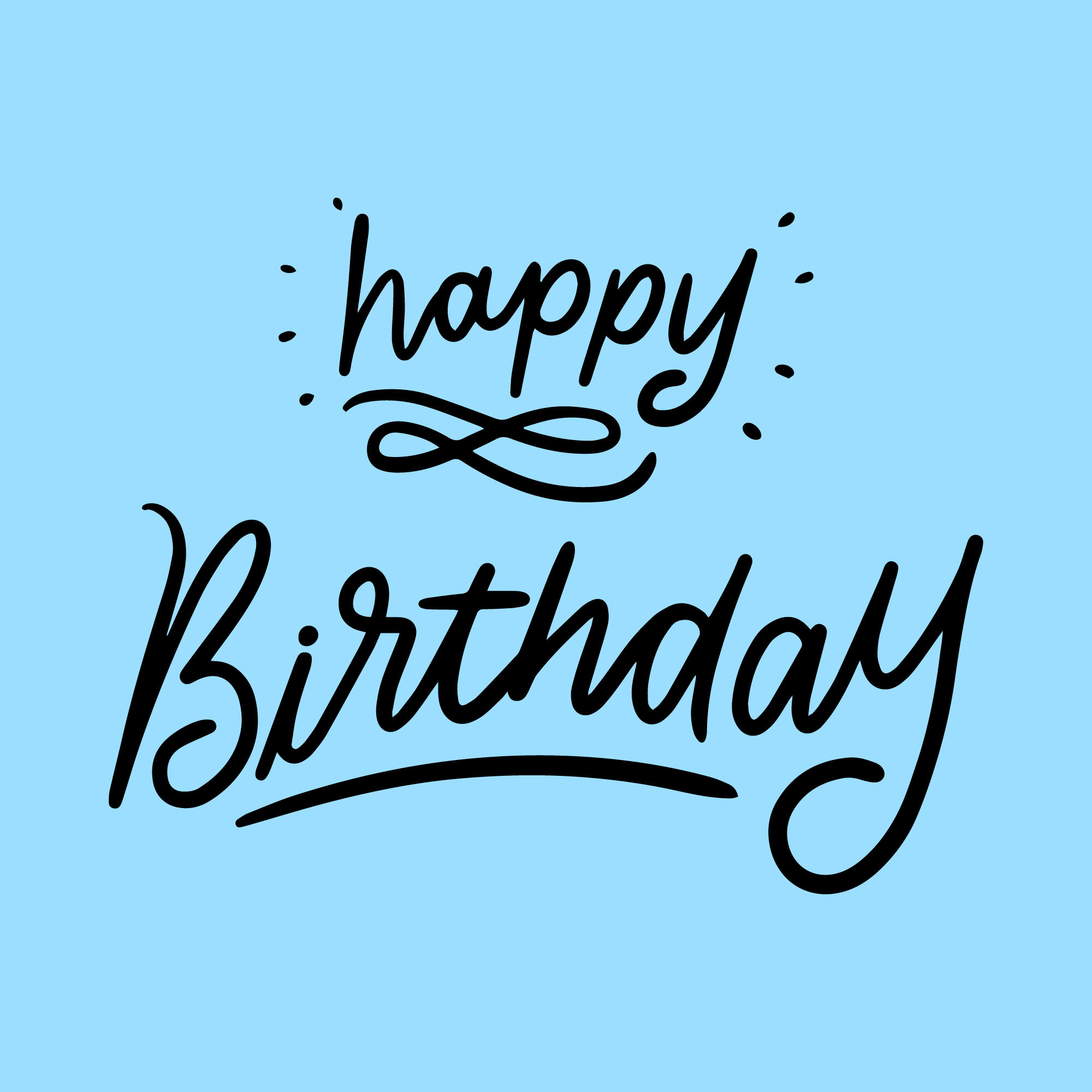 Bộ chữ typo happy birthday mềm mại file EPS và AI mẫu K34