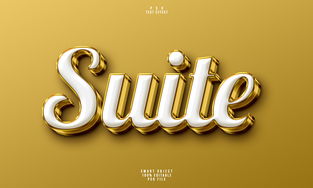 Hiệu ứng text gold file PSD mẫu HU85