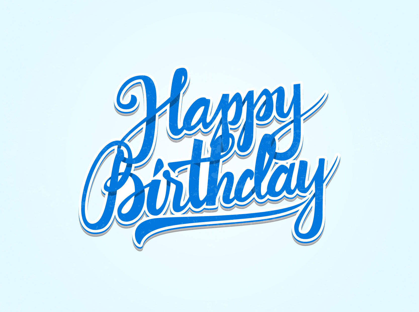 Bộ chữ typo happy birthday cách điệu mềm mại file EPS và AI mẫu K5