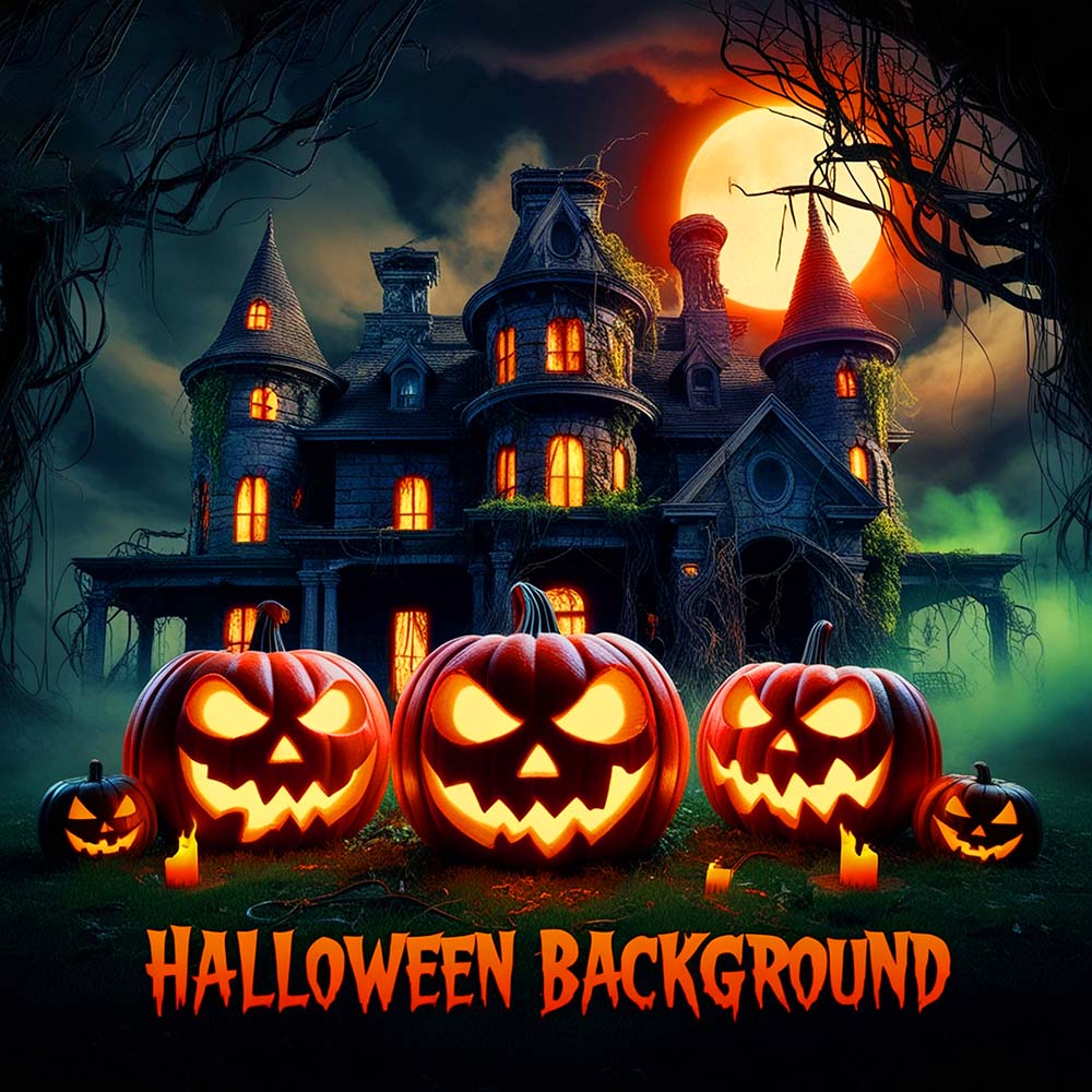 Poster lễ hội halloween file PSD mẫu MB351