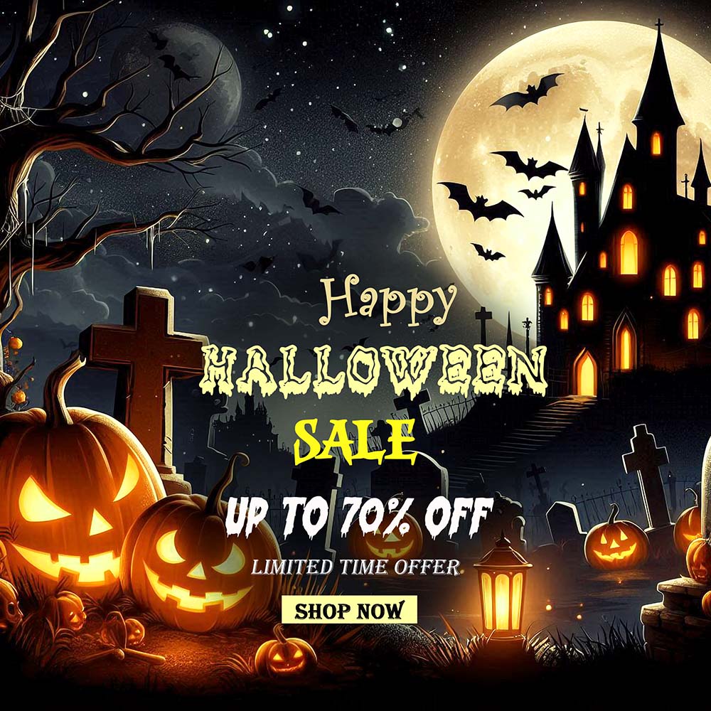 Banner quảng cáo đêm lễ hội halloween file PSD - mẫu số 106