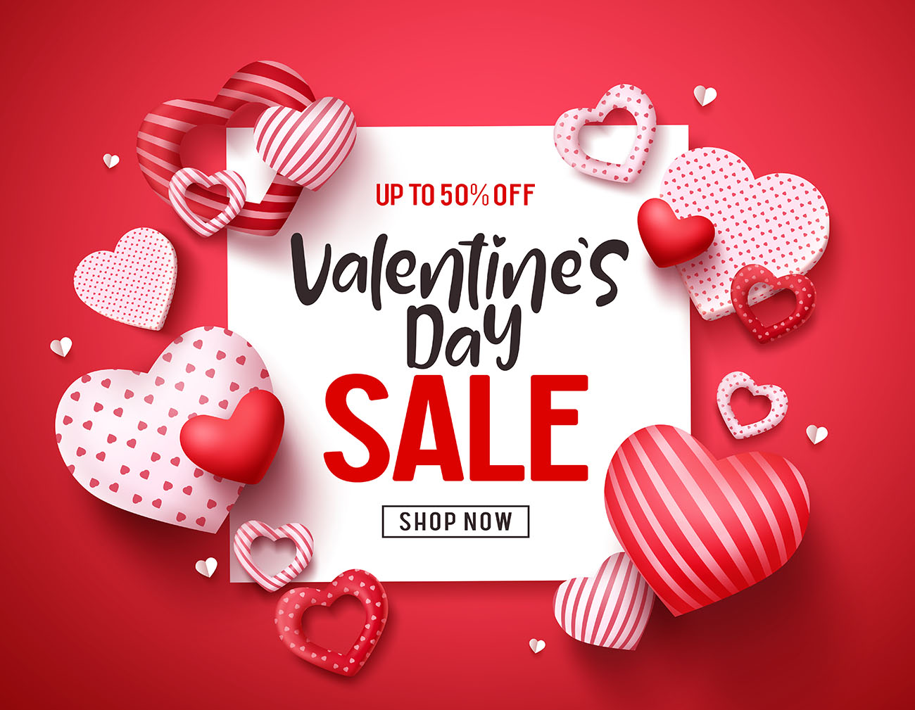 Banner dịp valentine file EPS và AI mẫu V79