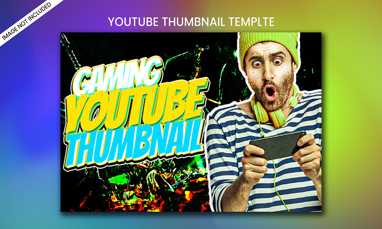 Ảnh thumb kênh youtube mẫu T24 file PSD