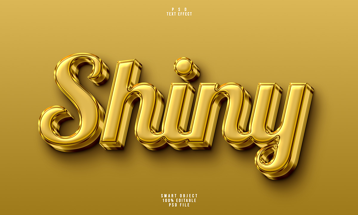 Hiệu ứng text gold file PSD mẫu HU79