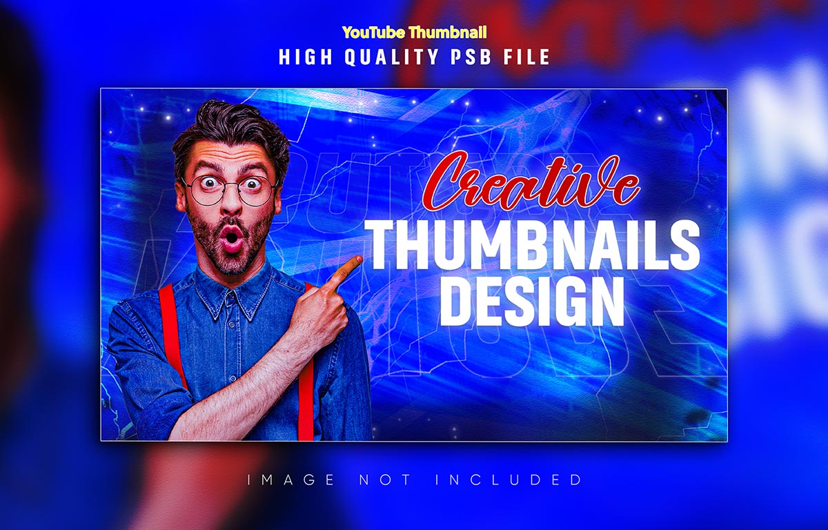 Ảnh thumb kênh youtube file PSD - mẫu số 746