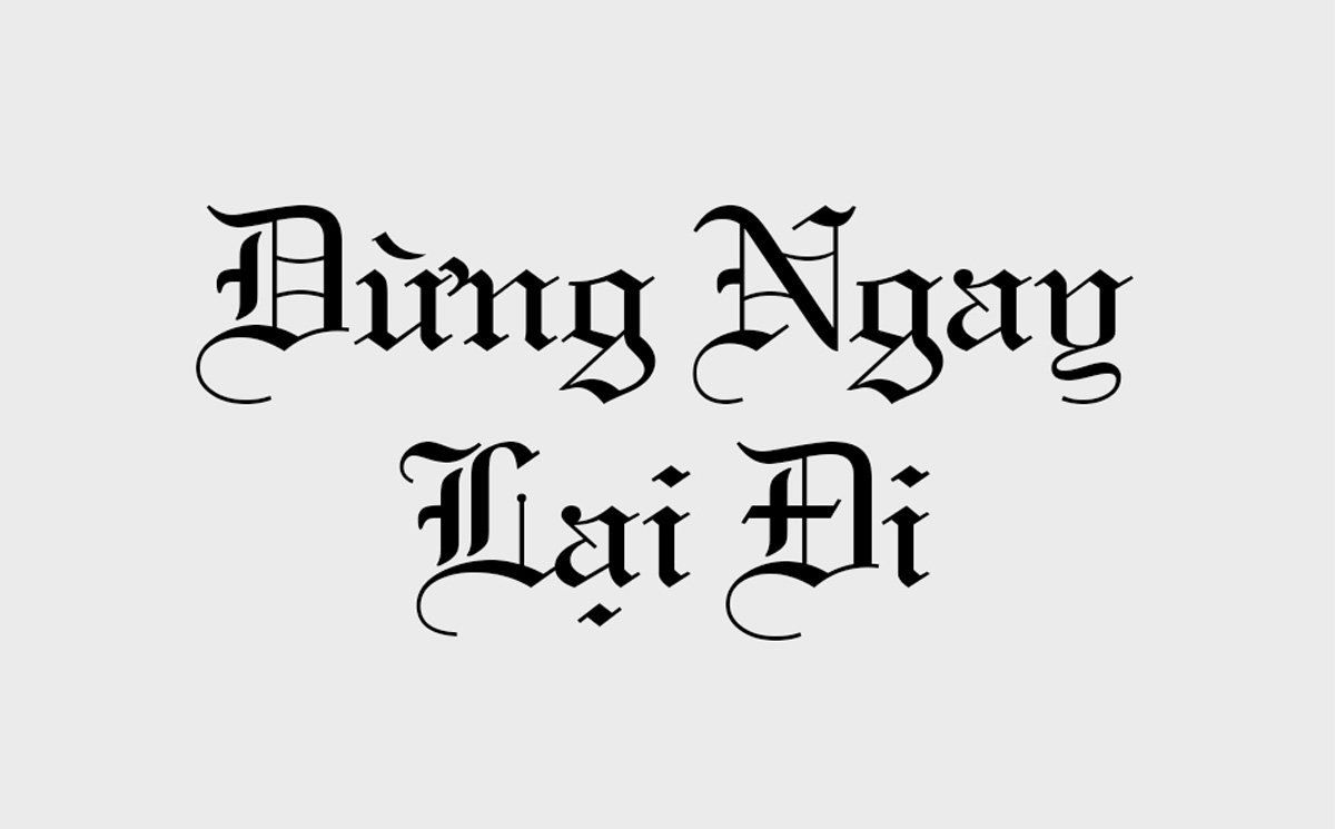 Font Chữ Cổ Điển UVN Dam Cuoi Việt Hóa