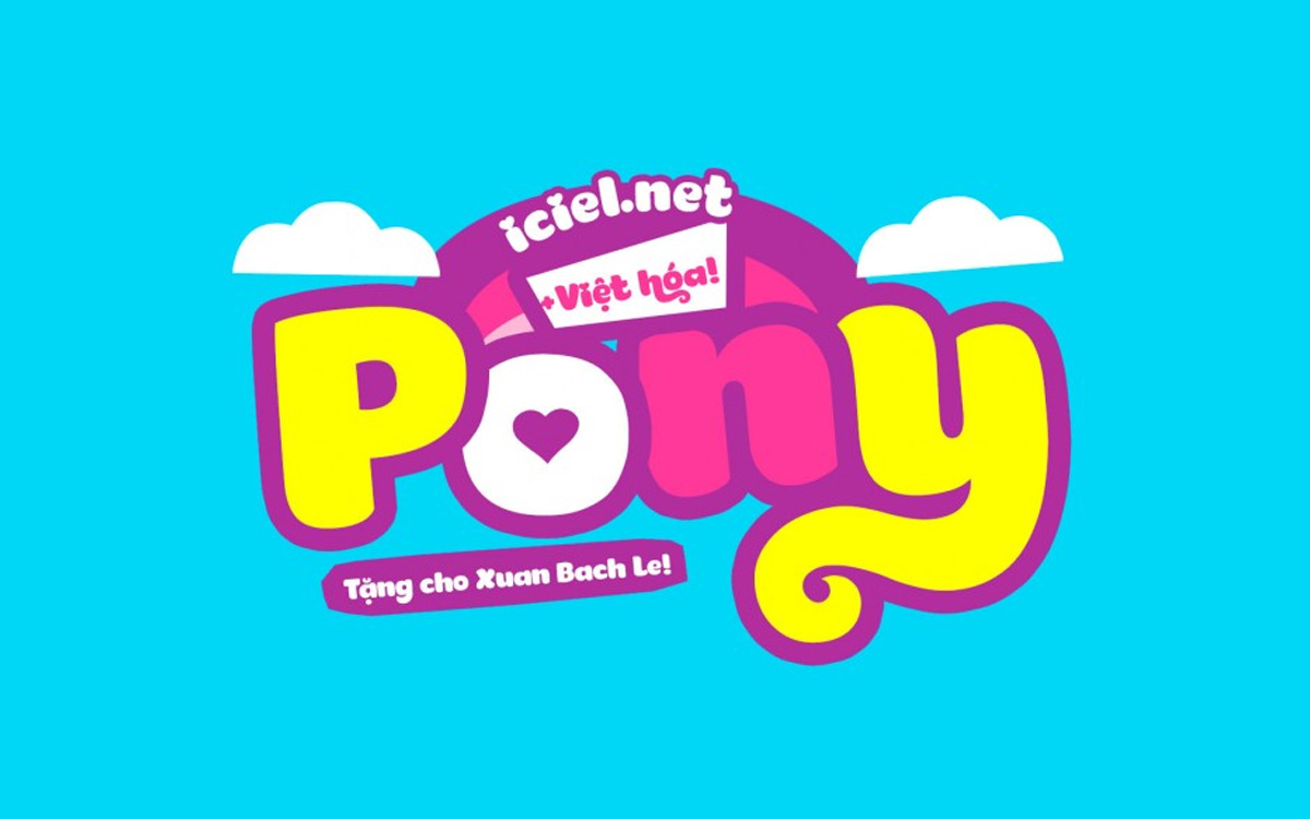 Font chữ béo tròn iCiel Pony Việt Hóa