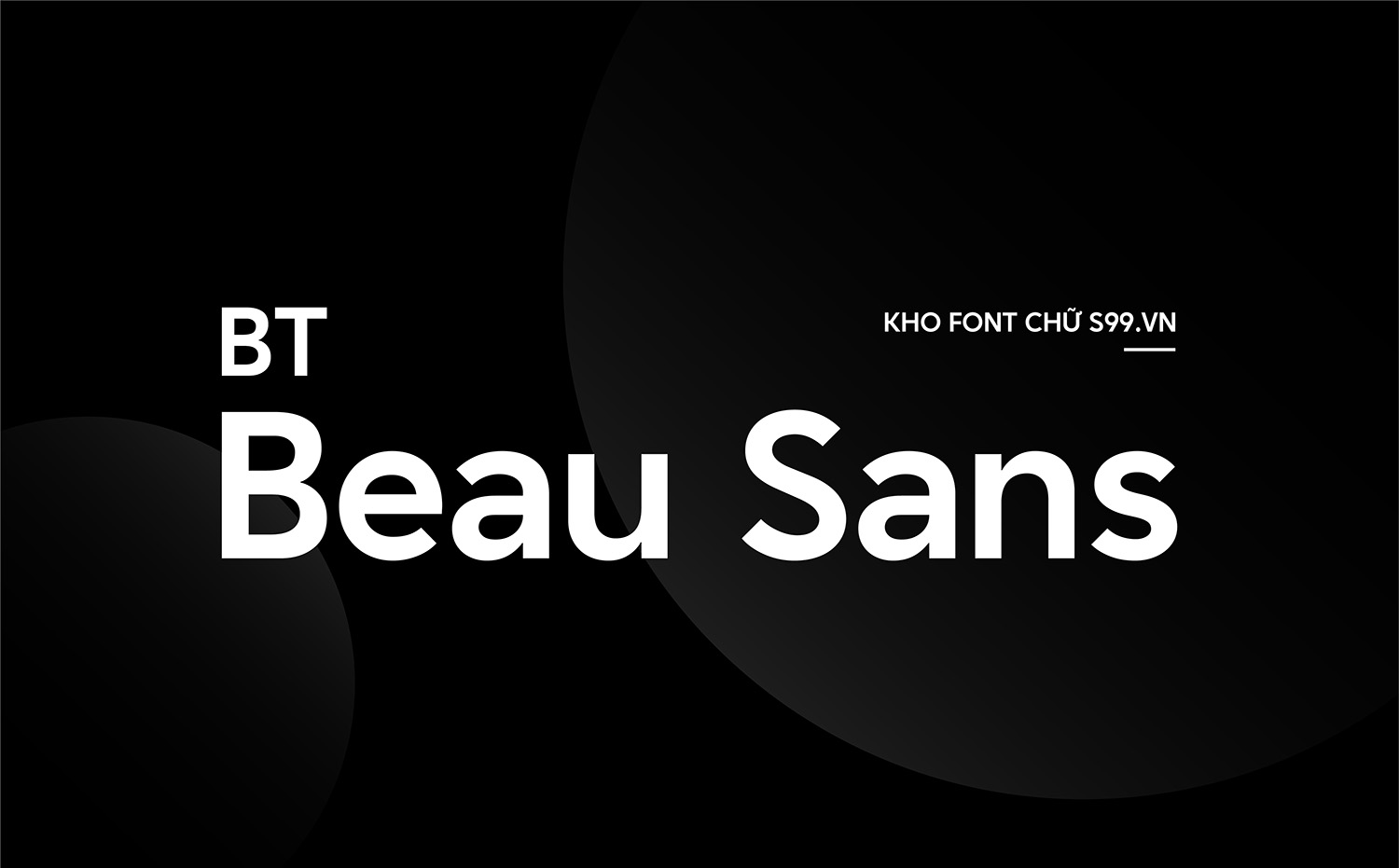 Font chữ BT Beau Sans Việt Hóa