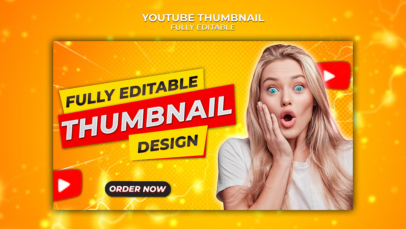 Ảnh thumb bìa youtube file PSD mẫu Y107