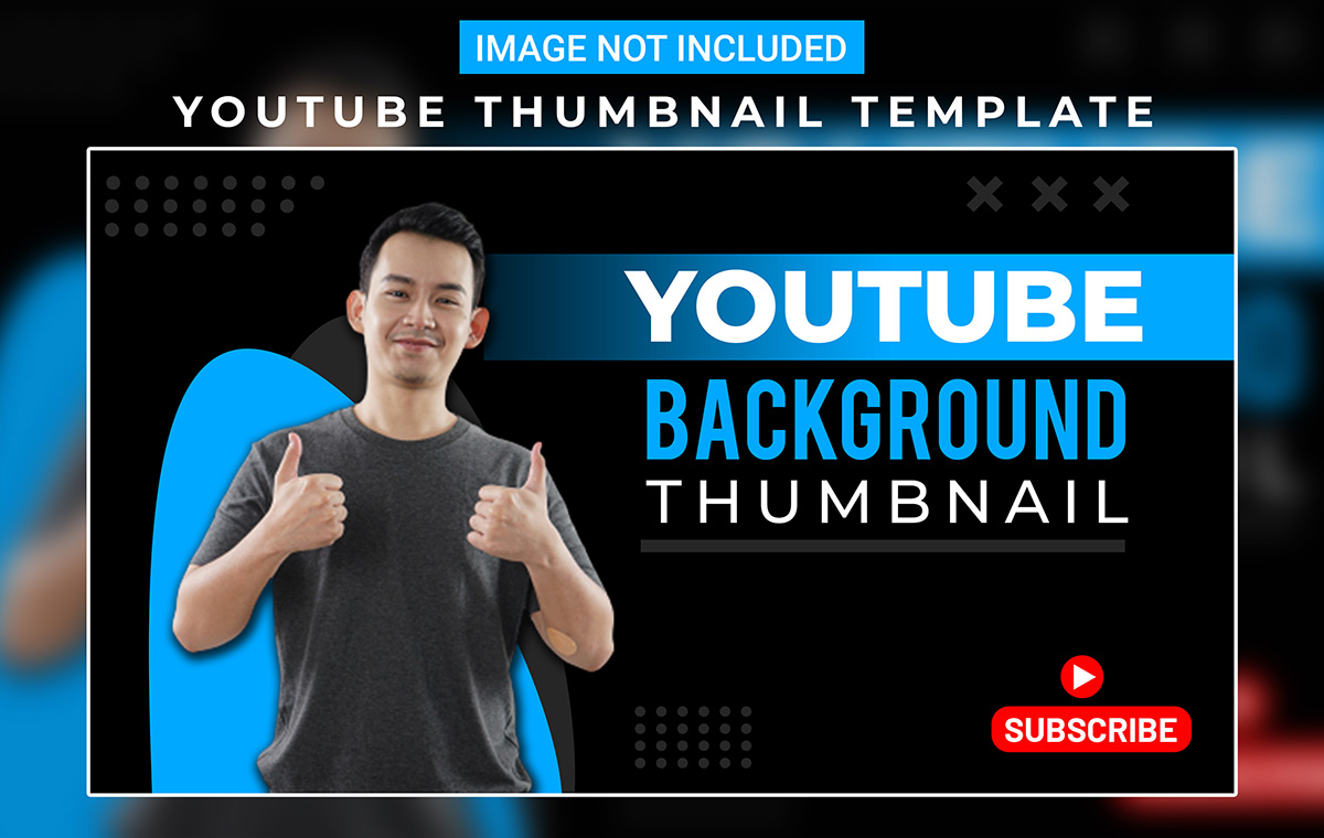 Ảnh thumb kênh youtube mẫu T54 file PSD