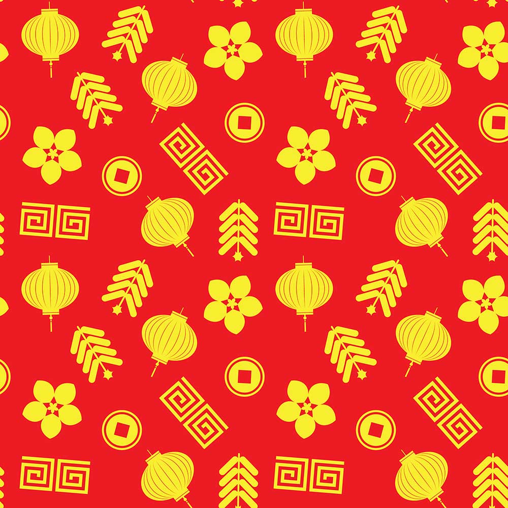 Pattern họa tiết ngày tết file vector - mẫu số 119