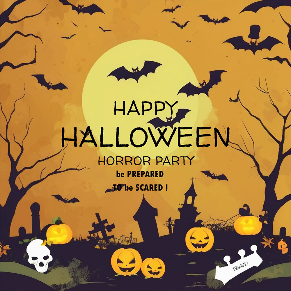 Banner lễ hội halloween file PSD - mẫu số 271