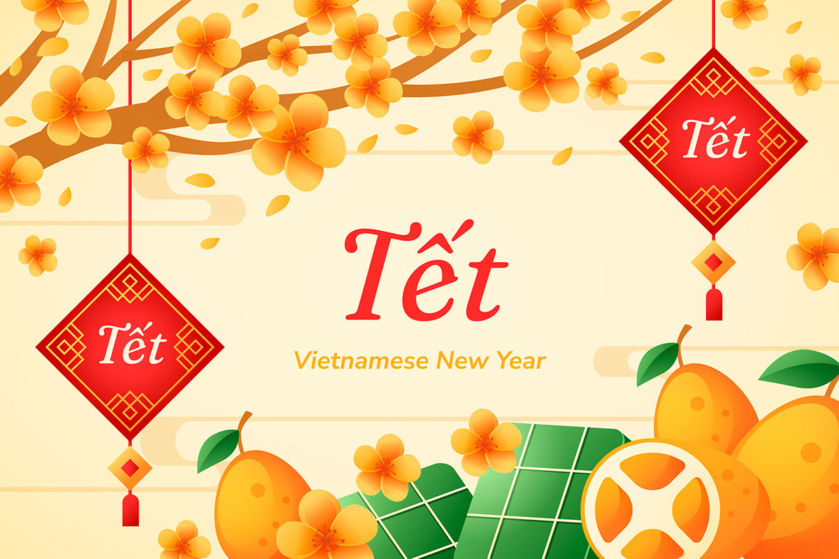 Background tết cổ truyền file vector mẫu 25R1450